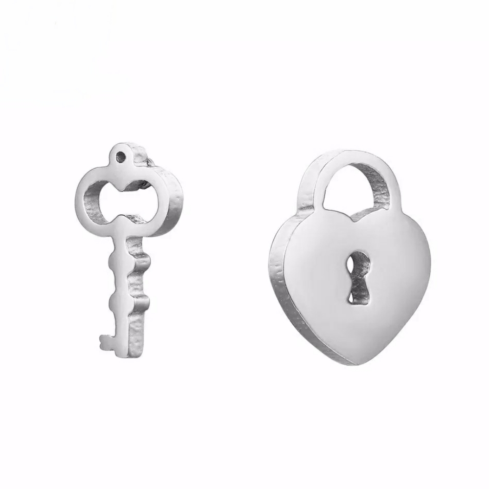 COPY - Lock & Key Stud Earrings